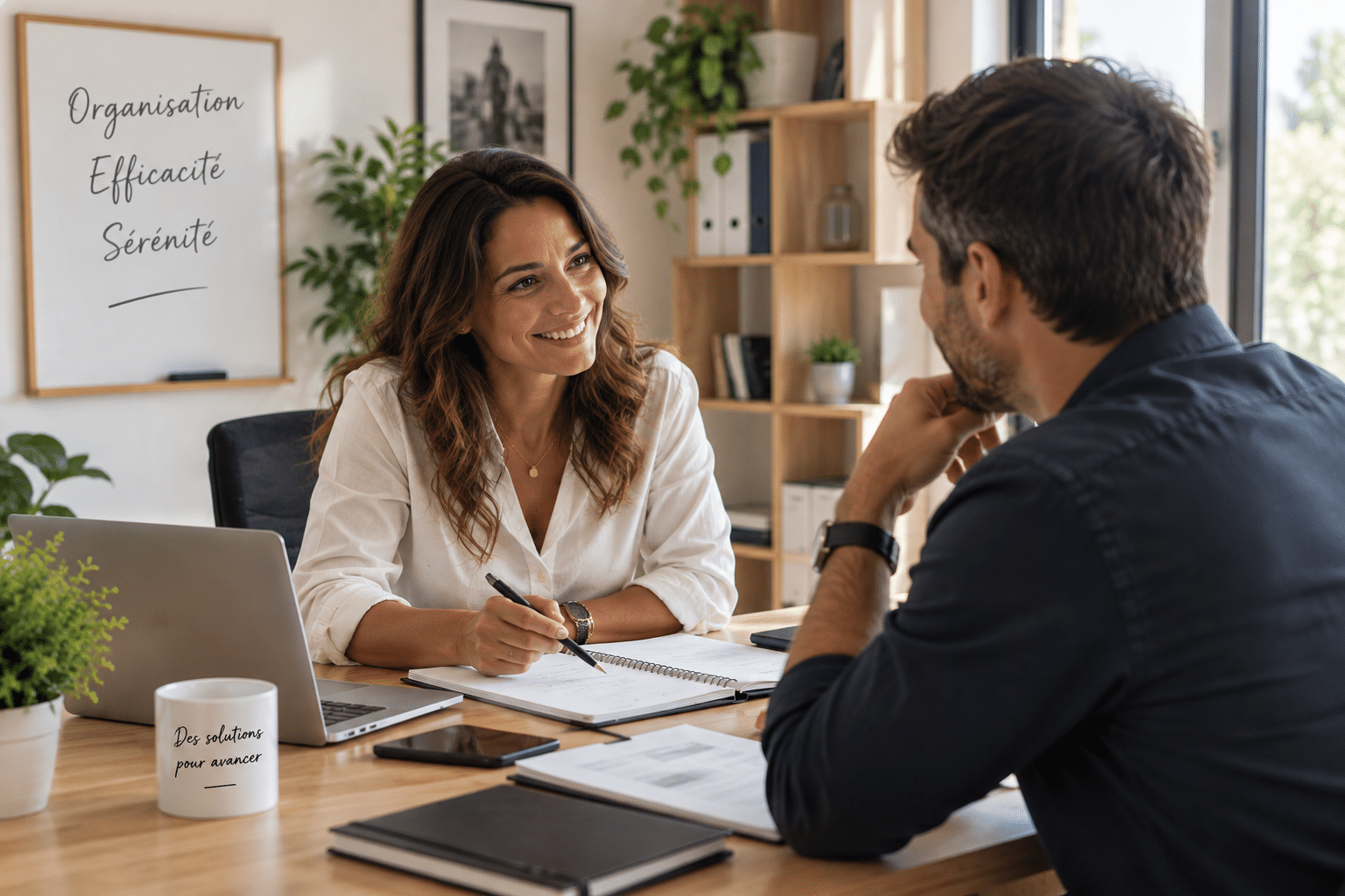 Femme professionnelle accompagnement entreprise Alliance Sérénité